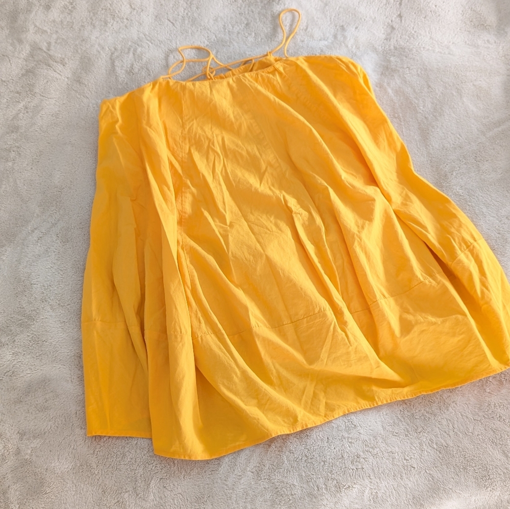 Free People Yellow Mini Dress